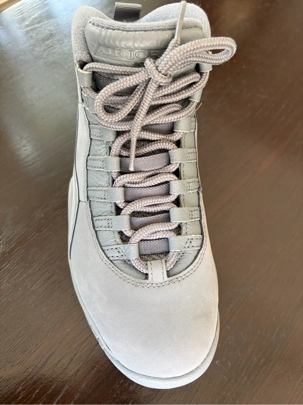 Jordan Men's Light Grey High-Top Sneakers